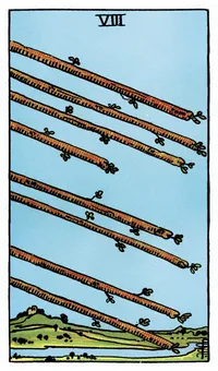 Ý nghĩa lá bài Eight of Wands