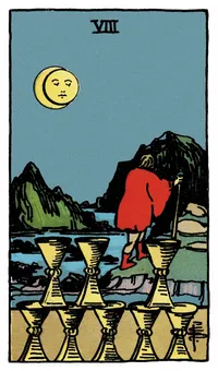 Ý nghĩa lá bài Eight of Cups
