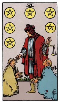 Ý nghĩa lá bài Six of Pentacles
